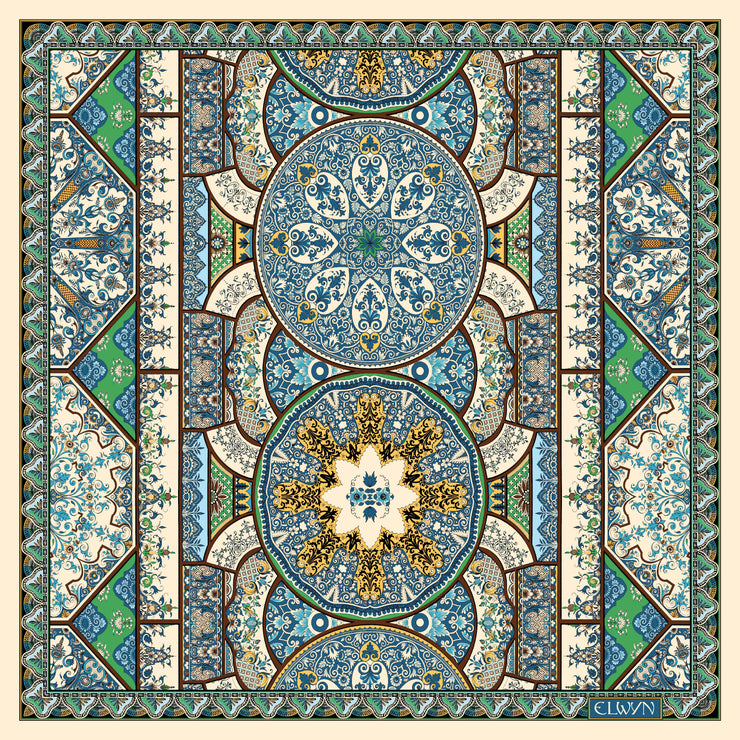 Cotton-Silk Amalfi Holiday Scarf