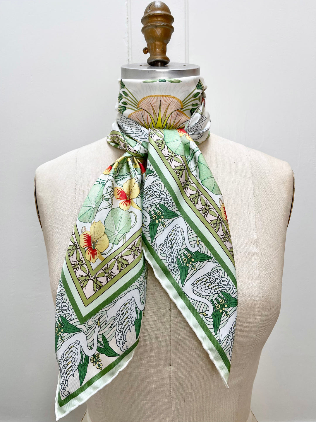Elwyn New York Lily Life Scarf | Hand sewn designer silk scarves