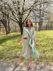 Cotton-Silk Celestial Fresco Scarf