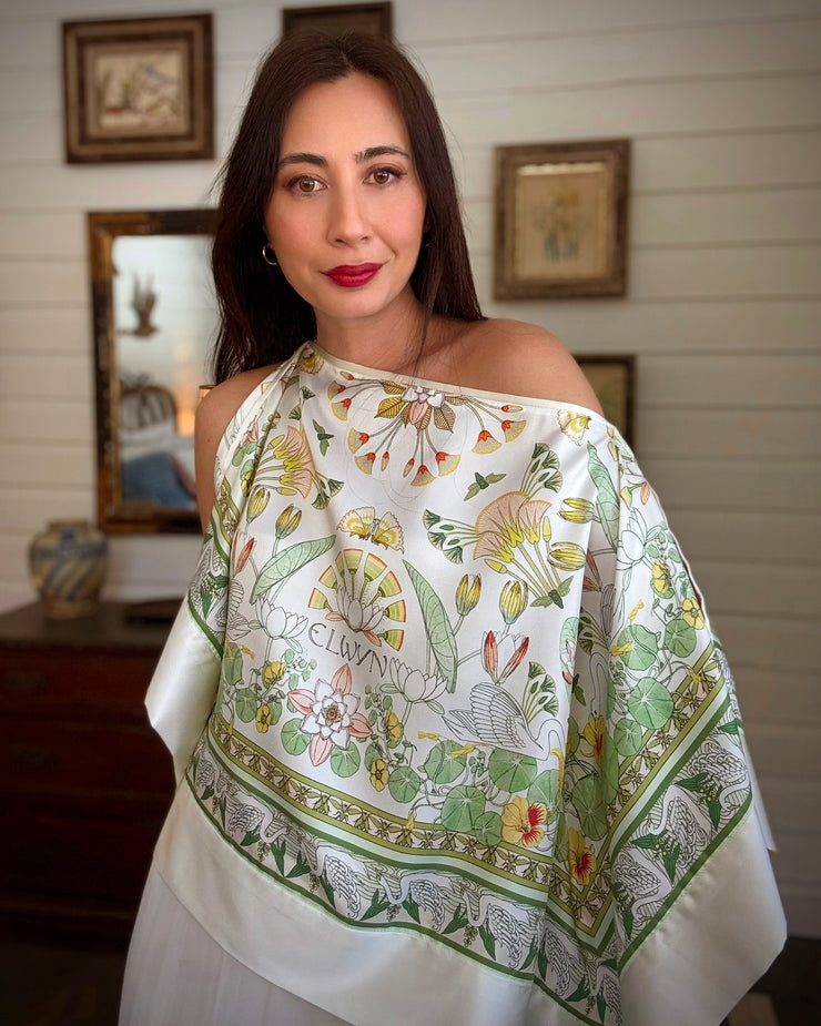 Lily Life Silk Scarf Top