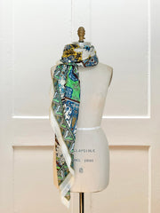 Cotton-Silk Amalfi Holiday Scarf