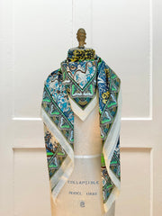 Cotton-Silk Amalfi Holiday Scarf