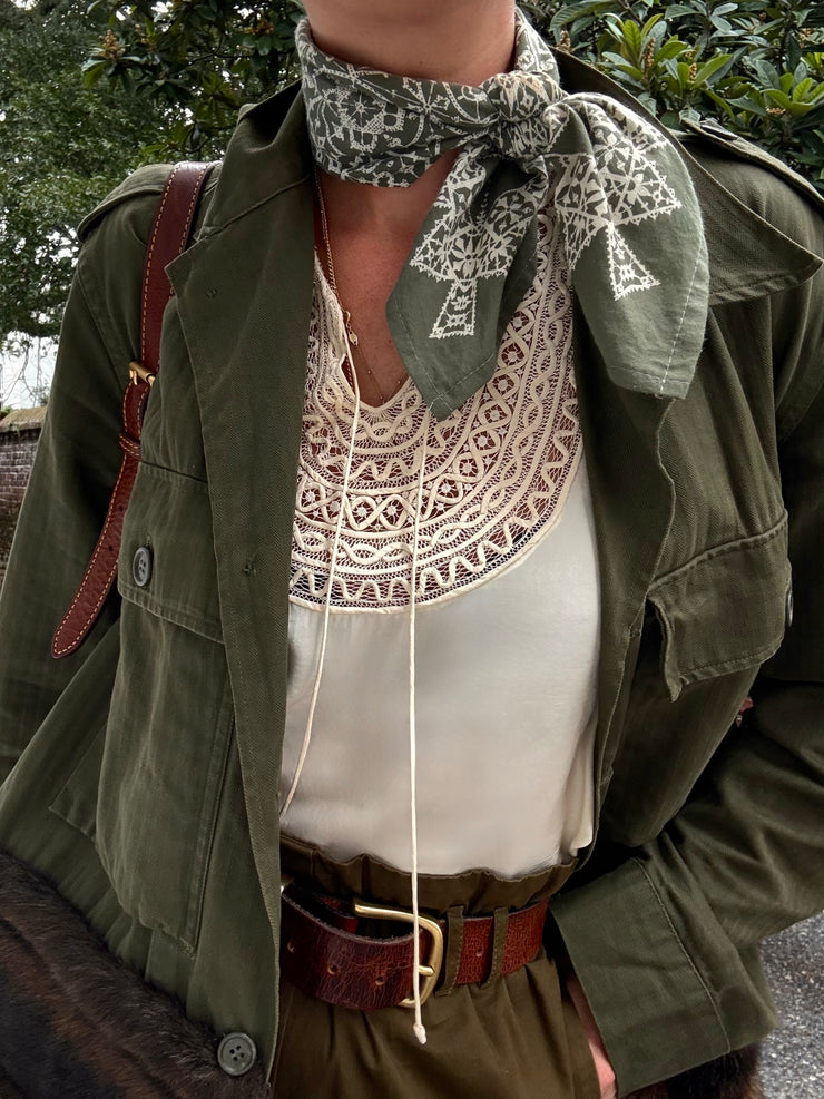 Cotton Leisure Lace Bandana