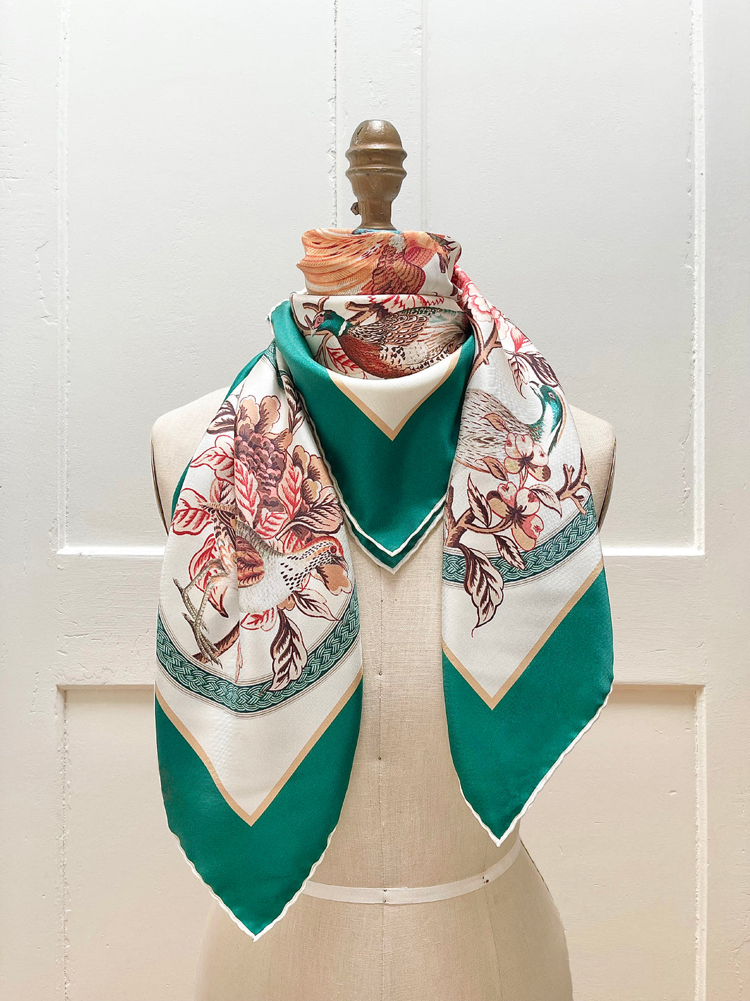 Elwyn New York Pheasantville Scarf | Hand sewn designer silk scarves