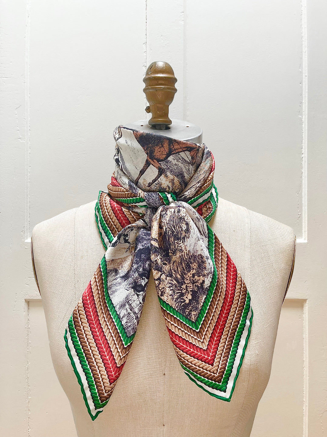  economics experiment scarf スカーフ Elwyn New York Into The Woods Scarf | Hand sewn designer silk scarves