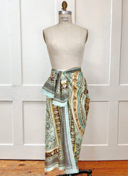 Cotton-Silk Celestial Fresco Scarf