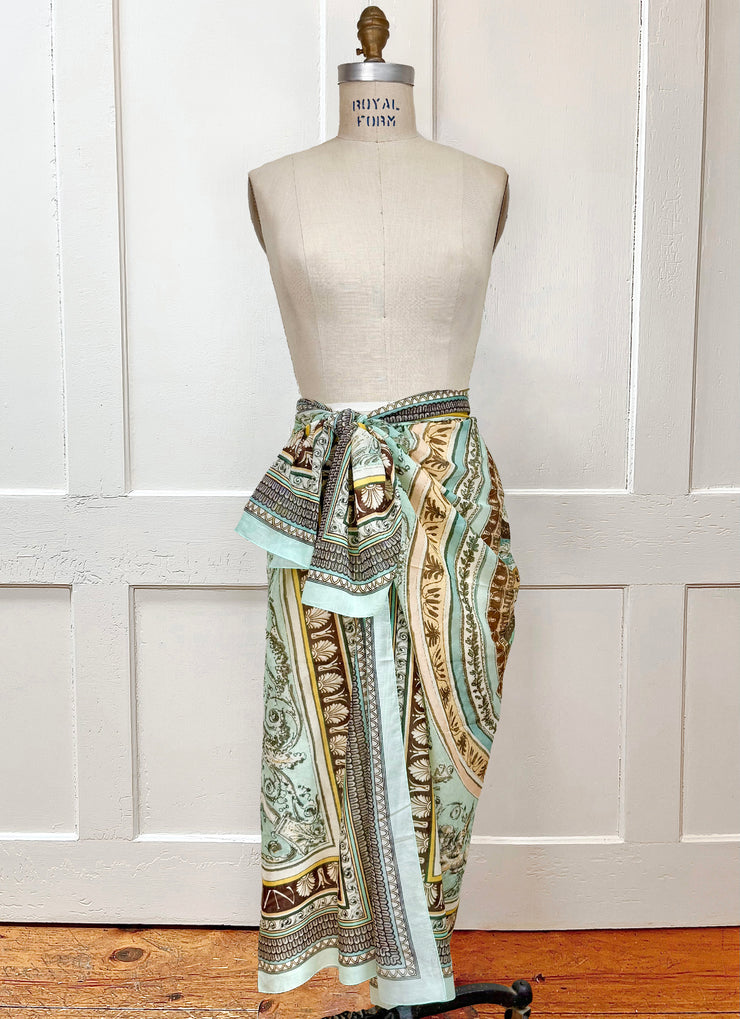 Cotton-Silk Celestial Fresco Scarf
