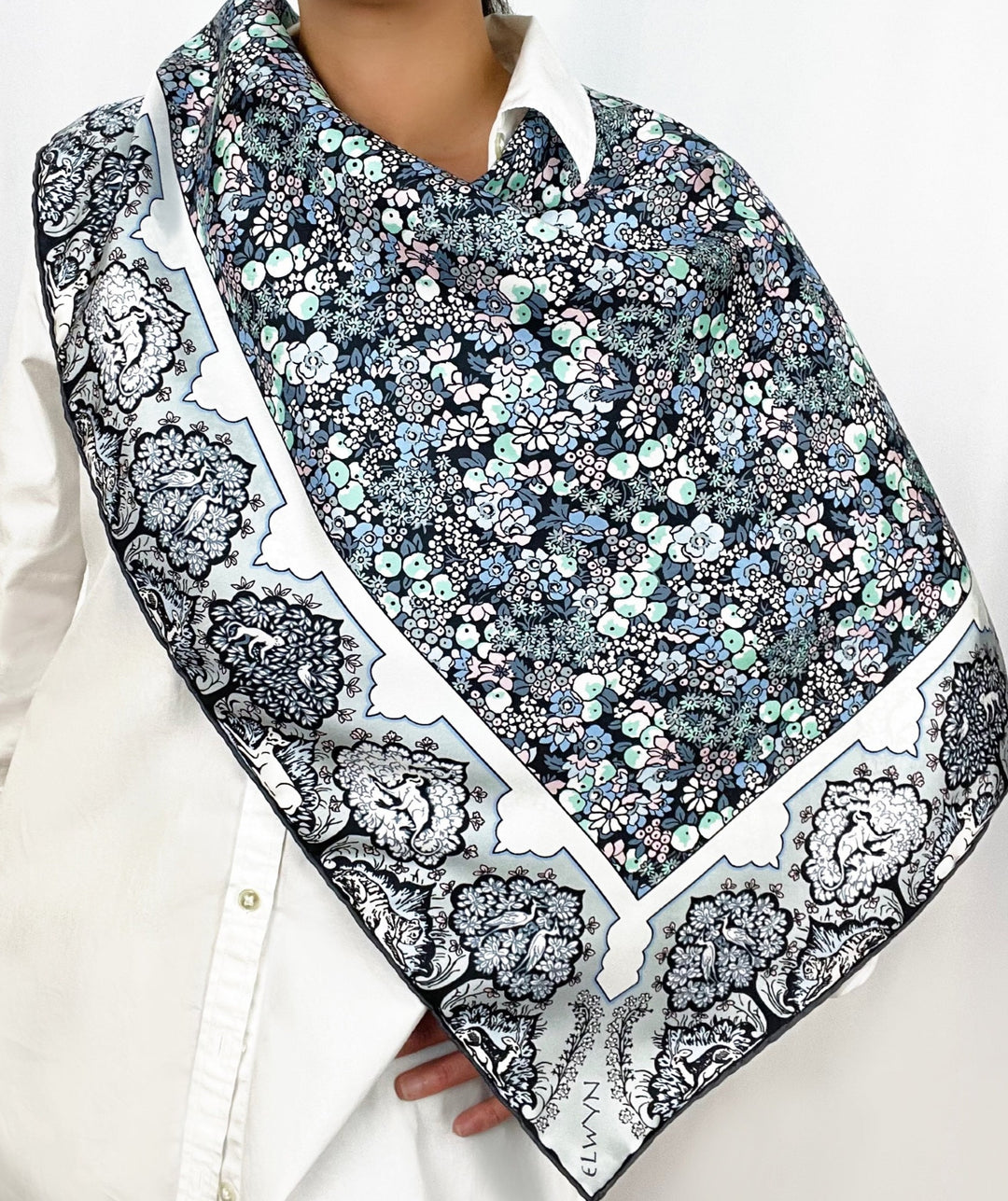 Elwyn New York Enchanted Liberty Scarf | Hand sewn designer