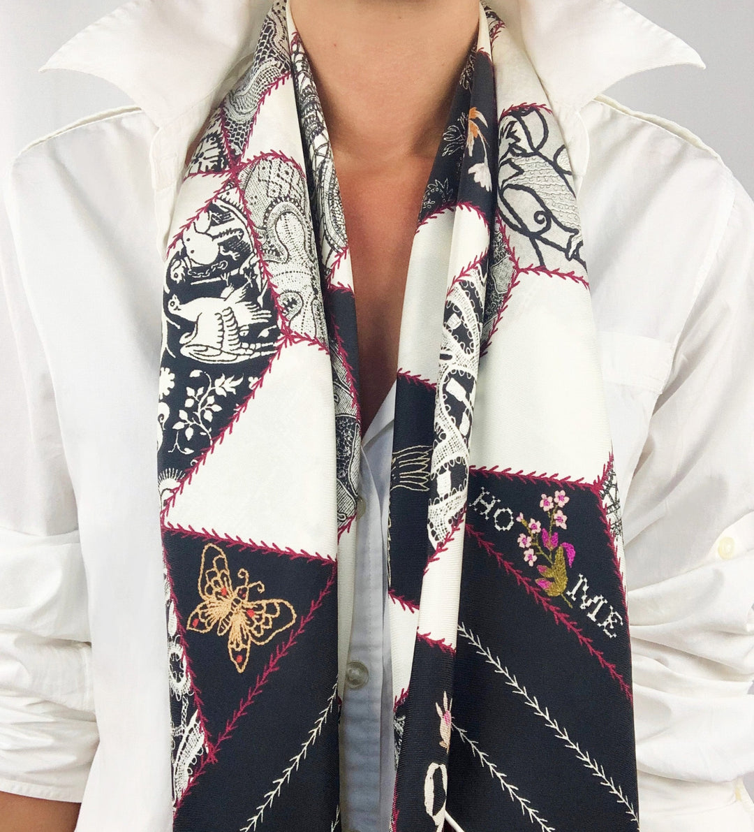 Dsgzkk Scarf,Trendy Checkered Scarf Long Large Oversized